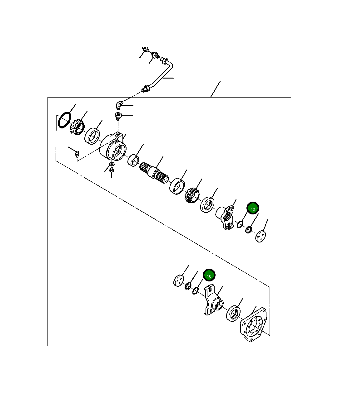 Кольцо уплотнительное (O-Ring) 252 734 R1  Komatsu