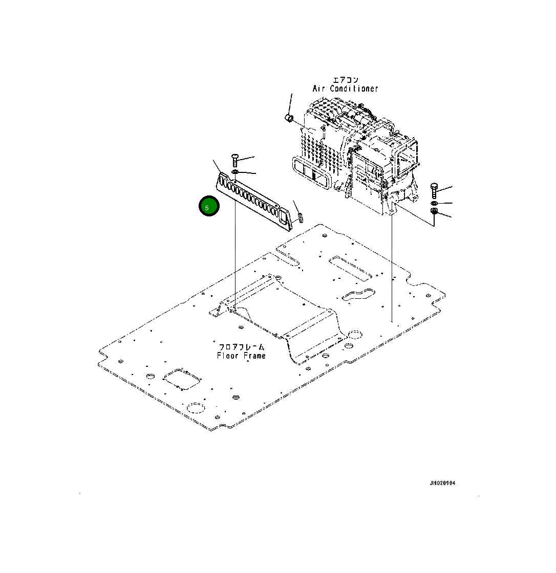 Крышка 20Y-43-42750 Komatsu