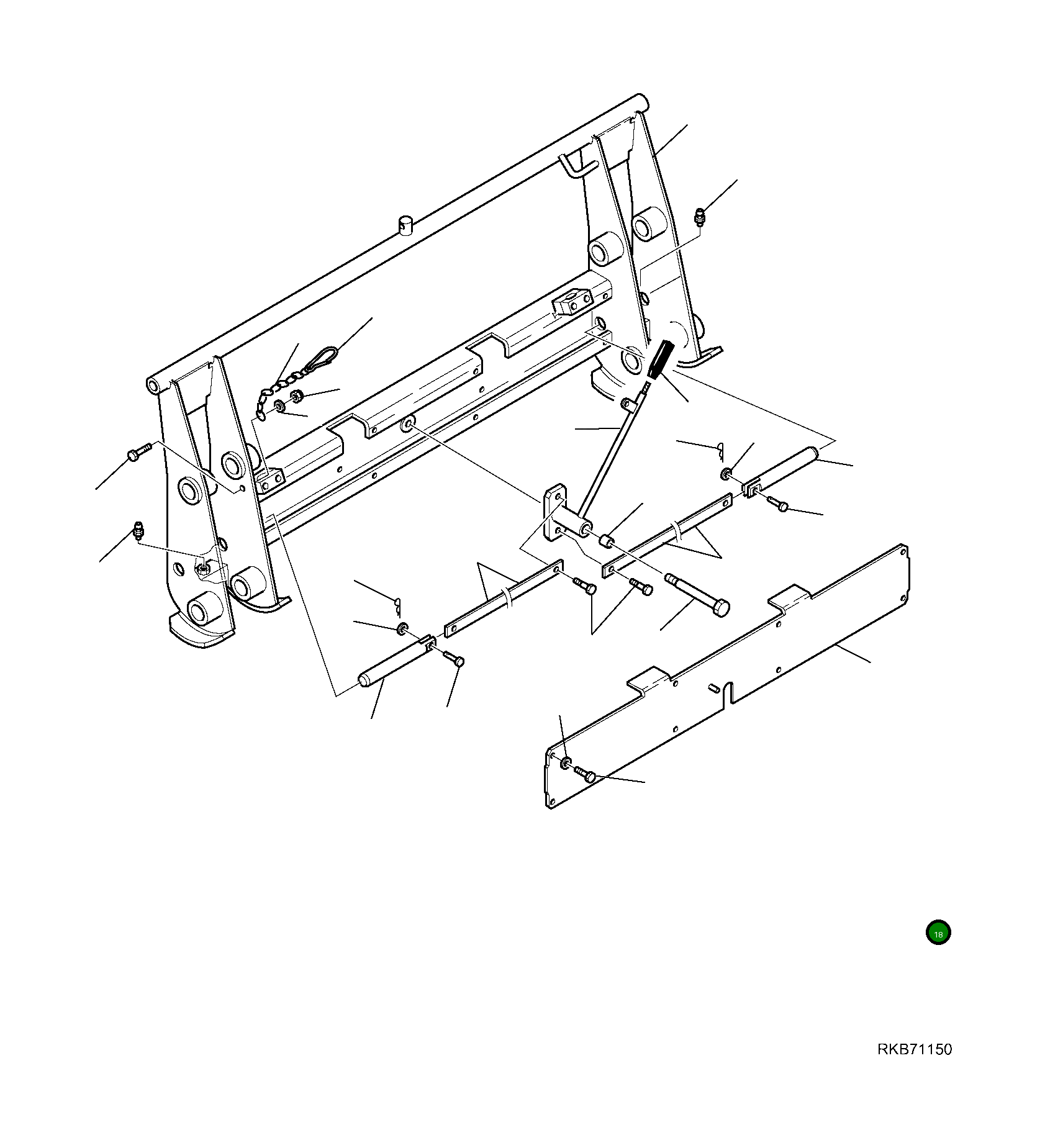 Крышка 42N-879-1160 Komatsu
