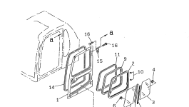 Болт 01435-41225 Komatsu