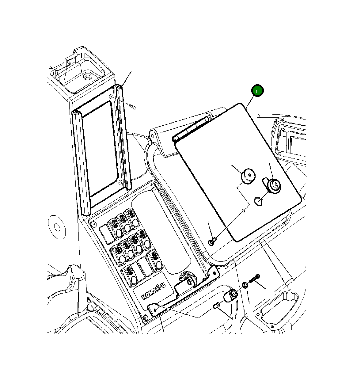Крышка 42N-54-19960 Komatsu