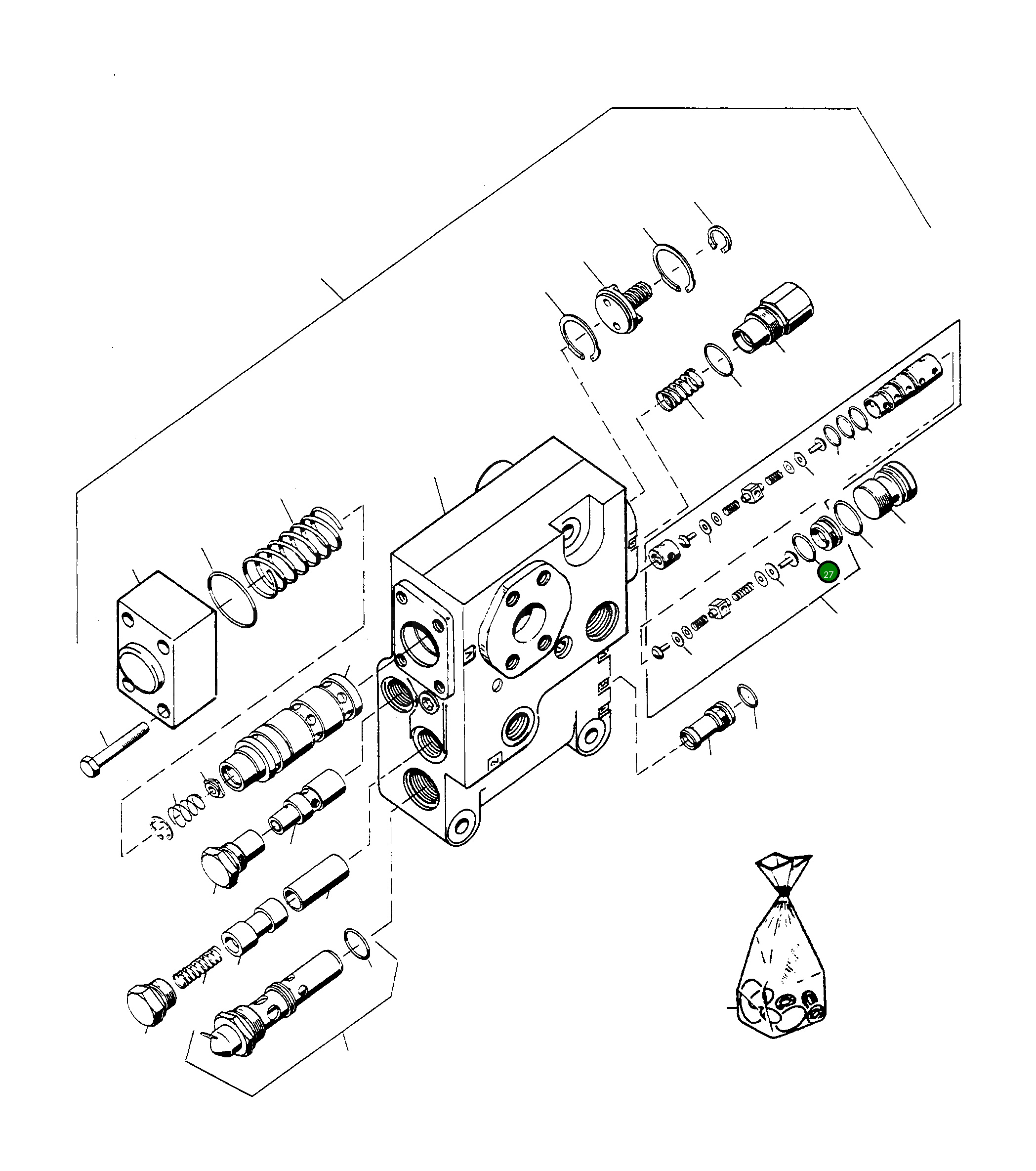 Кольцо уплотнительное (O-Ring) 2995787X1 Komatsu