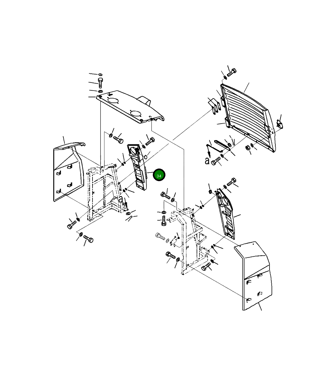 Крышка 423-54-51460 Komatsu