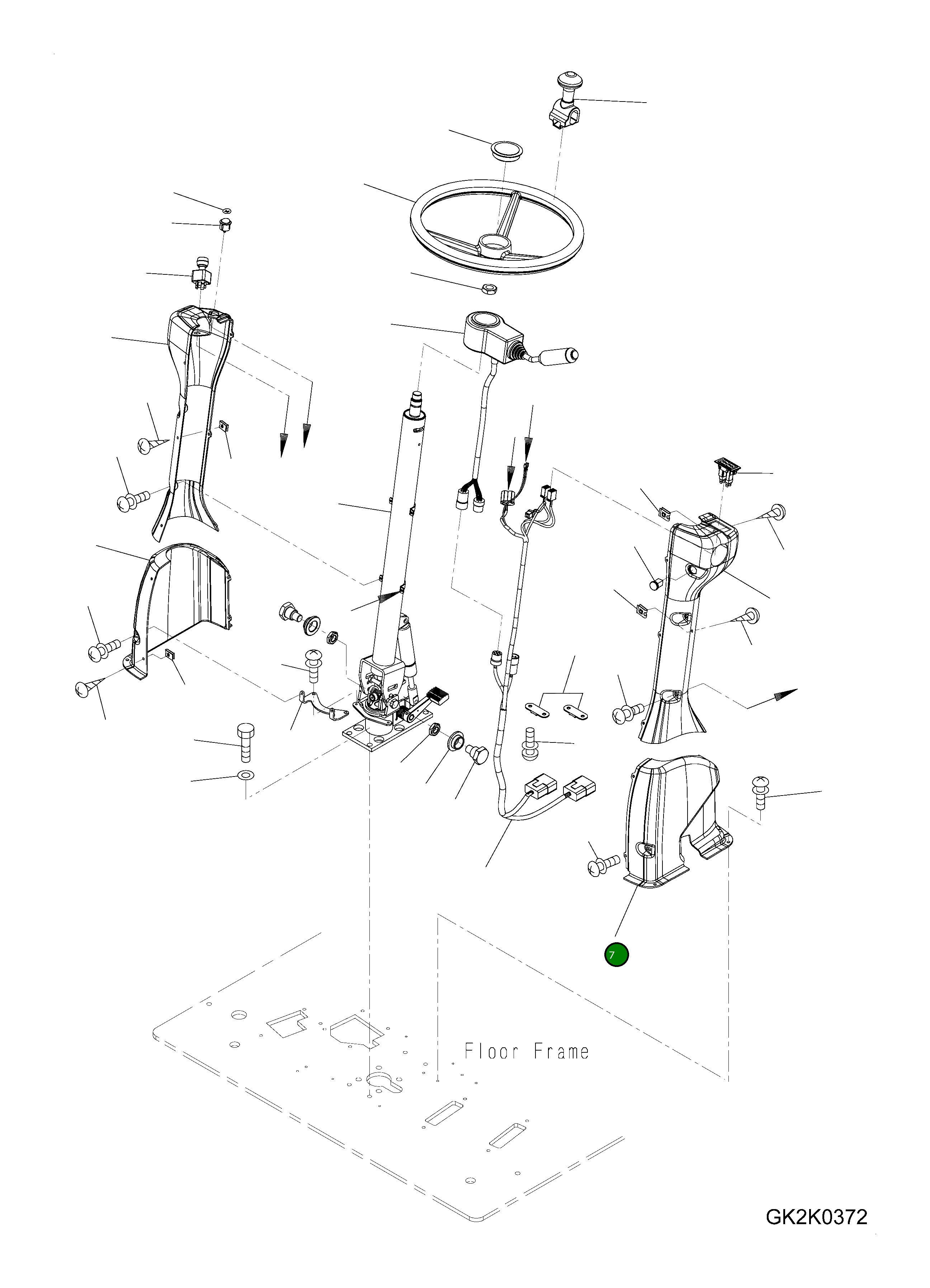 Крышка 20J-40-11130  Komatsu