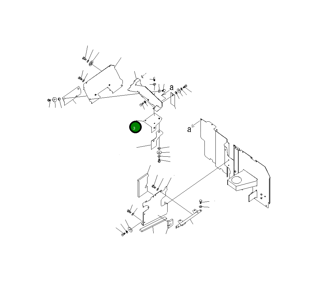 Крышка 20Y-54-72481  Komatsu