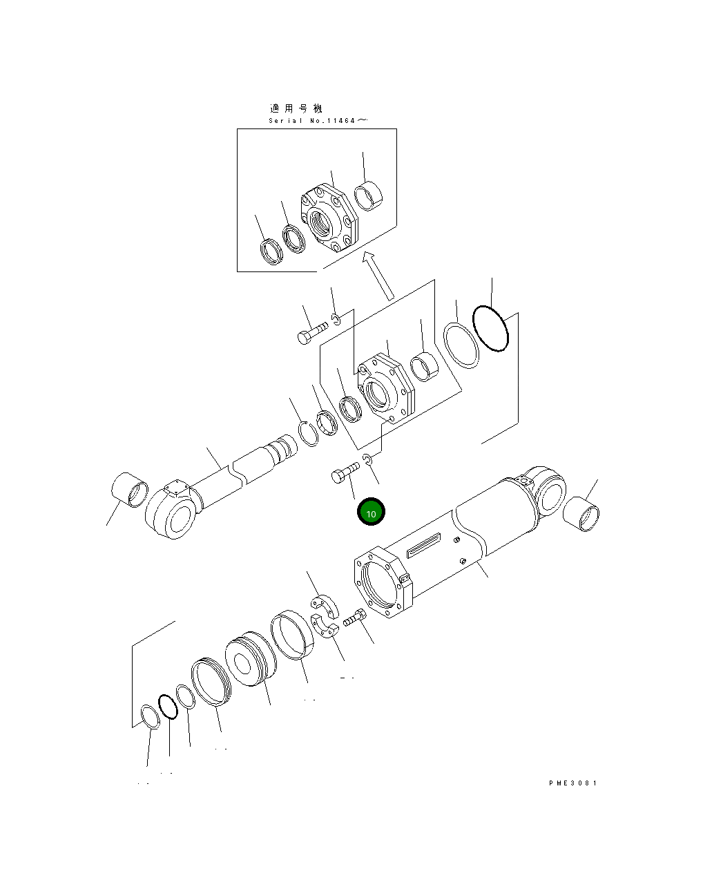 Болт 707-88-81880 Komatsu