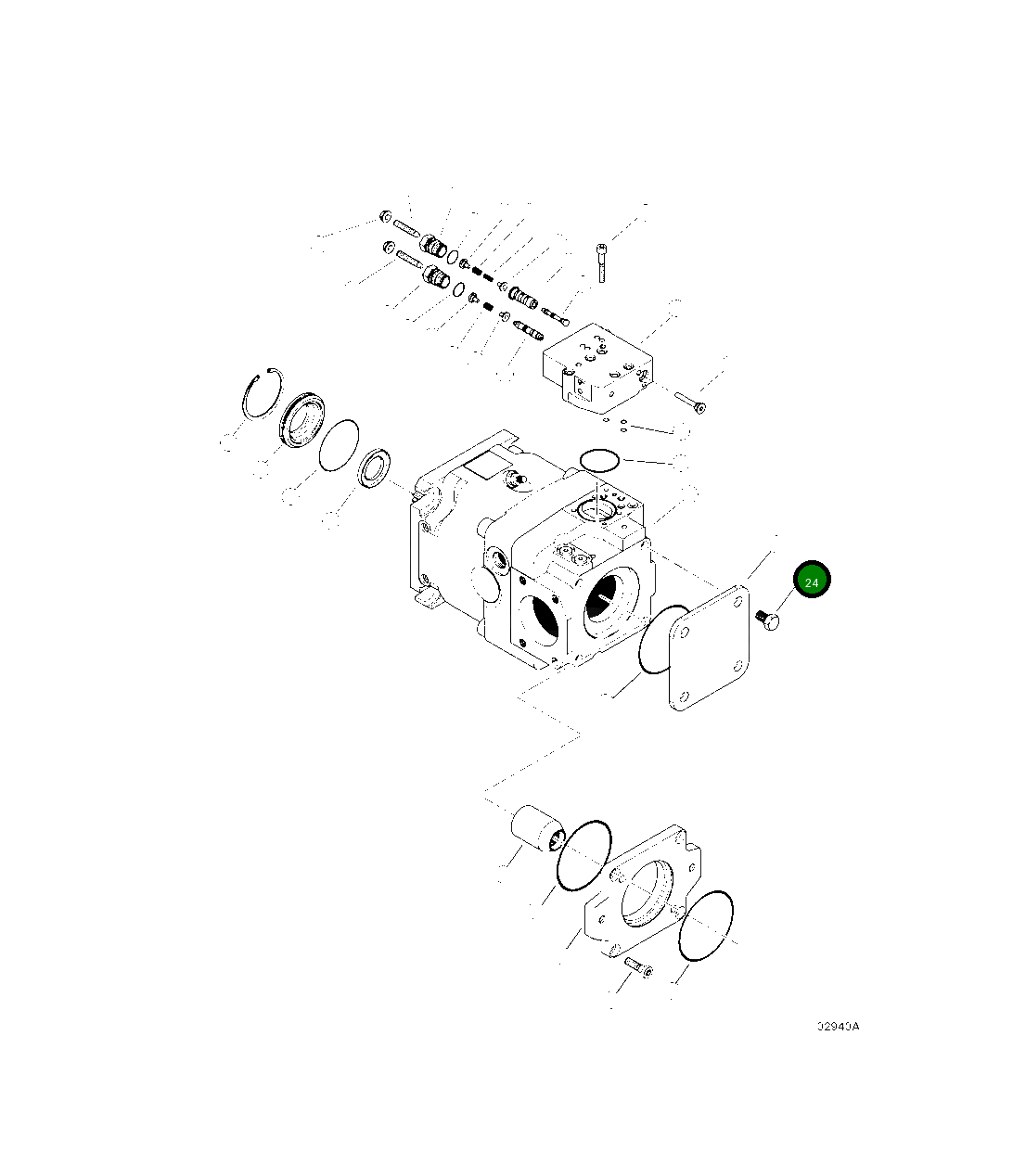 Болт 27214KF Komatsu