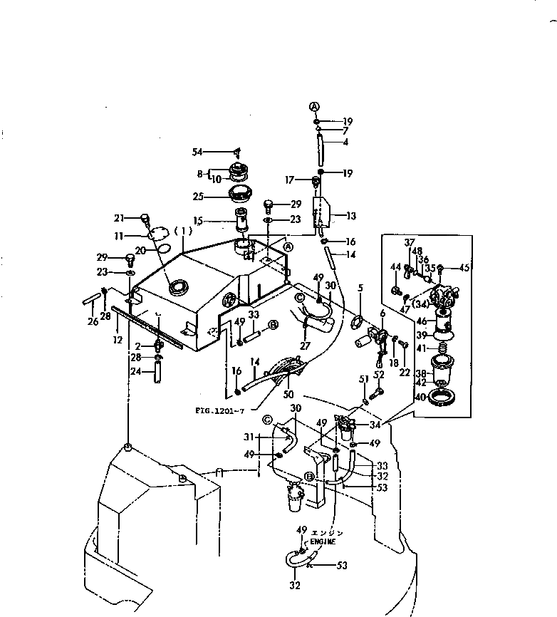 Кольцо уплотнительное (O-Ring) YM24321-000550  Komatsu