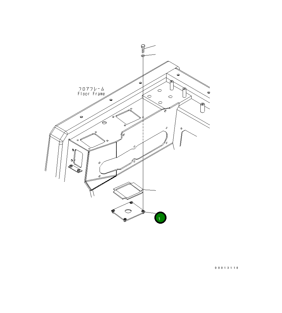 Крышка 154-43-72520 Komatsu