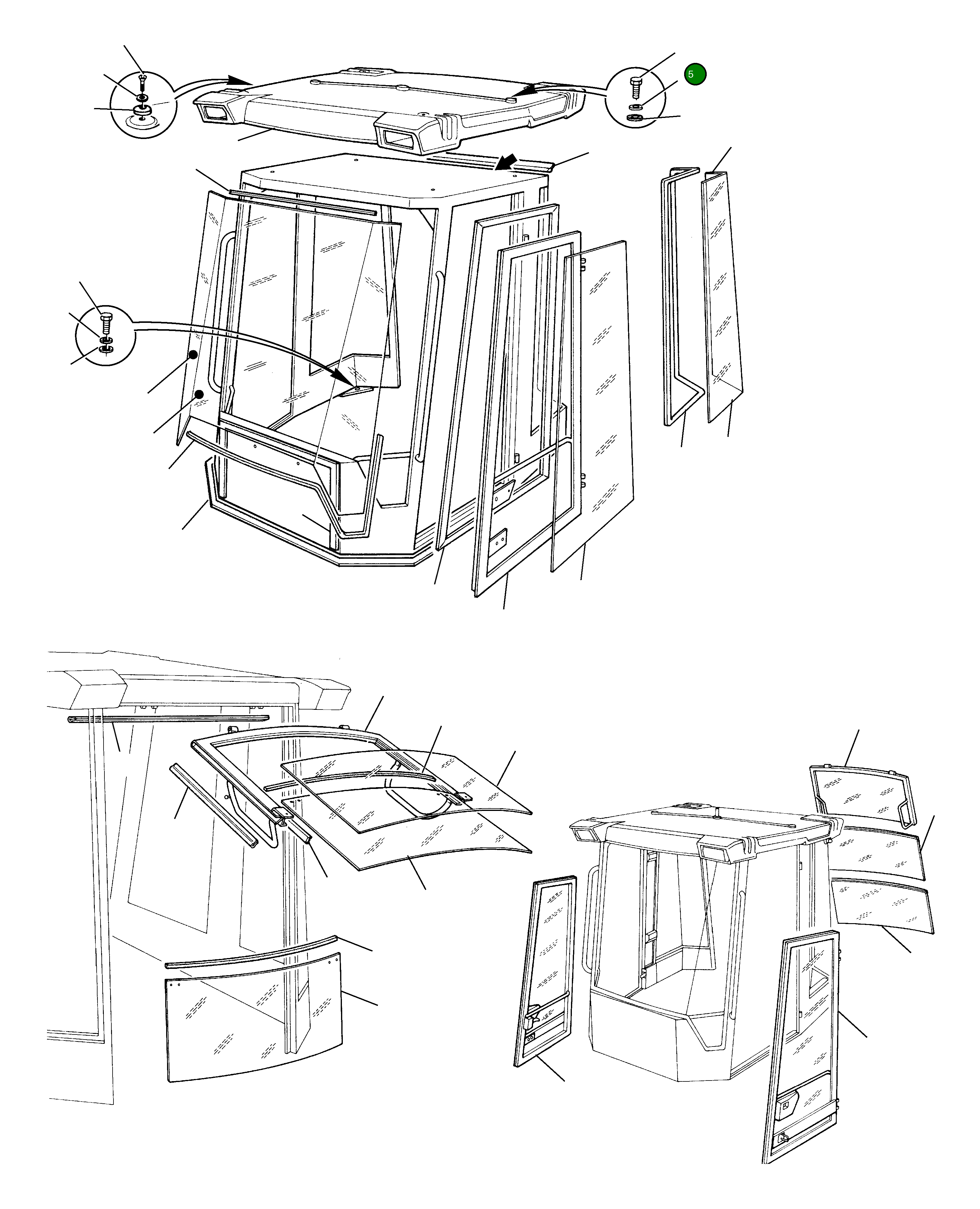 Болт 801014124  Komatsu