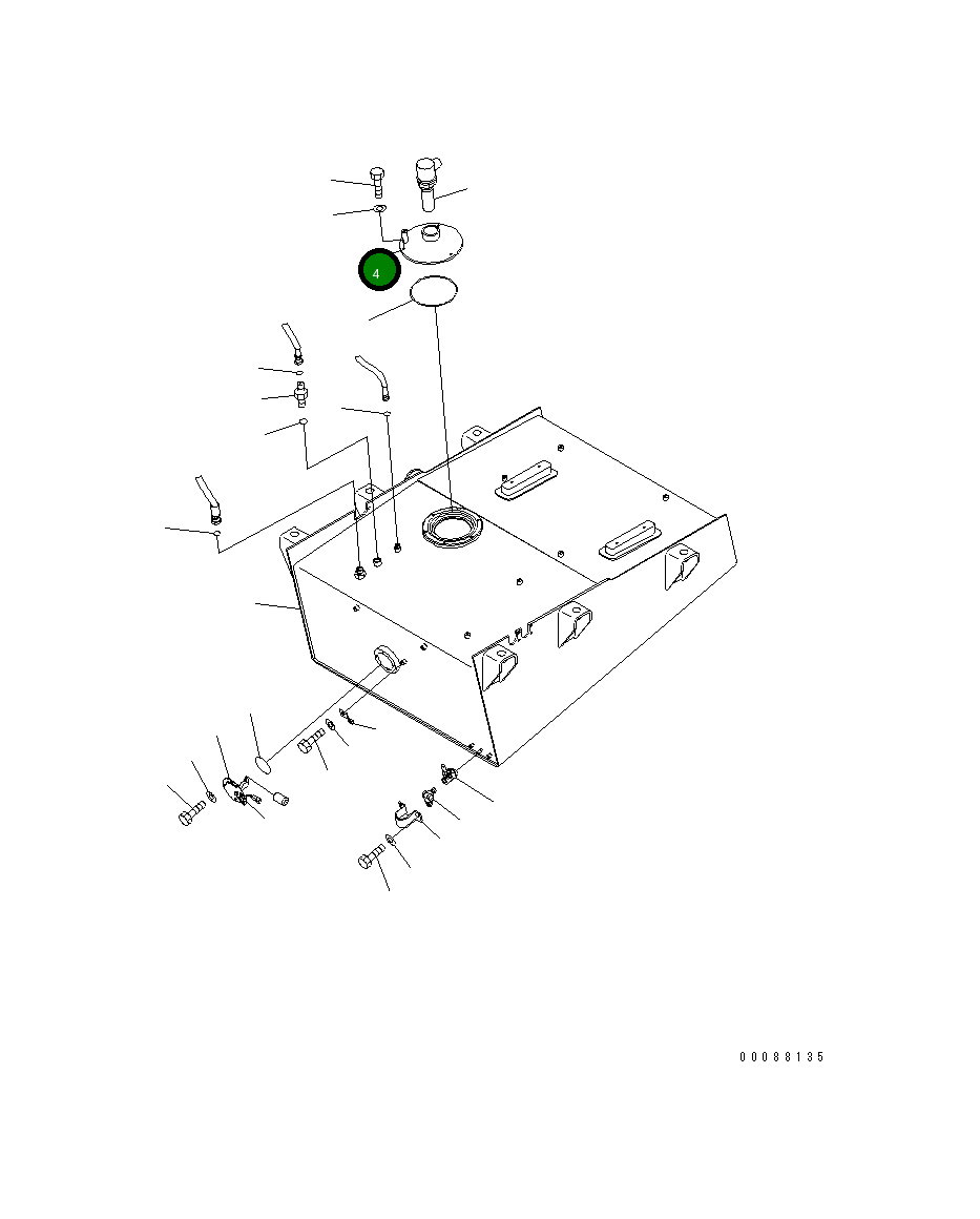 Крышка 426-Z13-3310 Komatsu