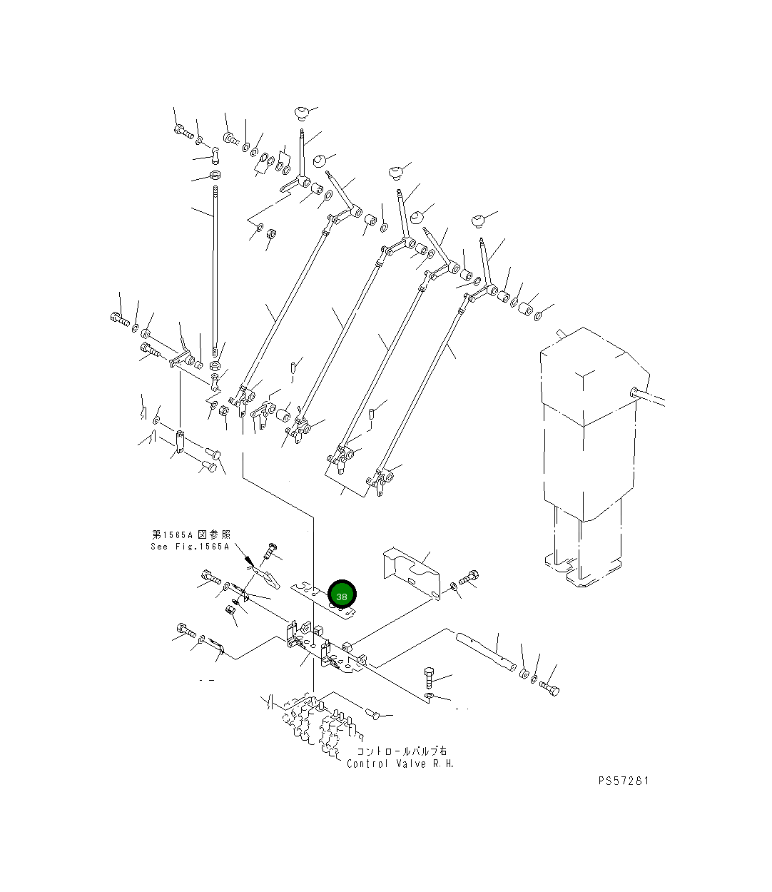 Крышка 23F-43-11150 Komatsu
