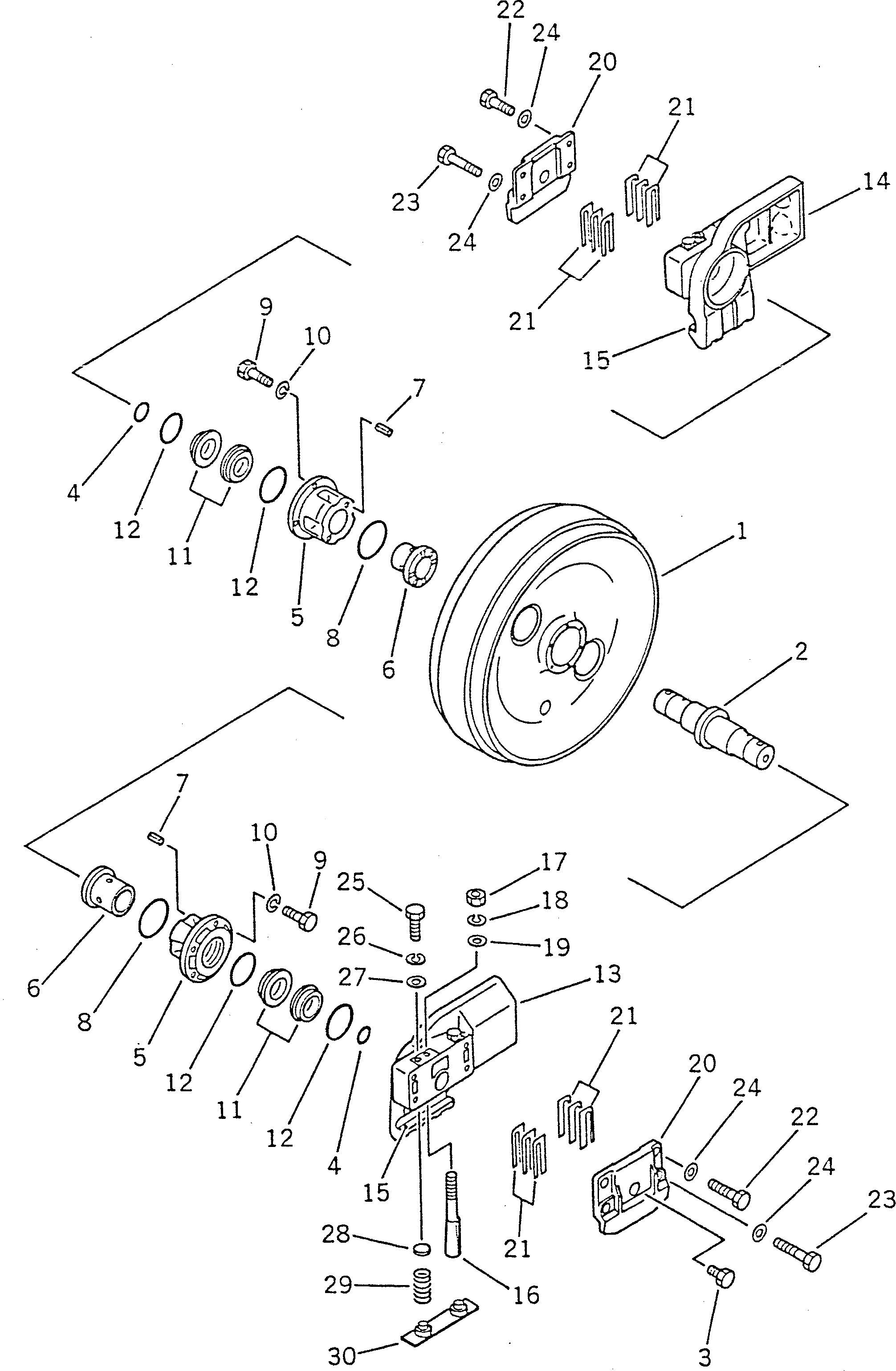 Болт 135-30-33170 Komatsu