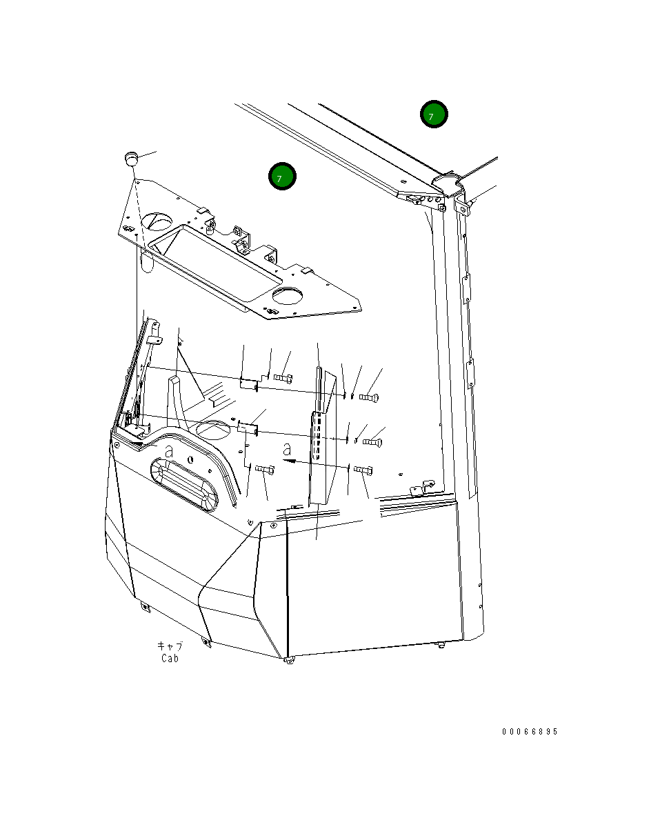 Крышка 418-921-4320 Komatsu
