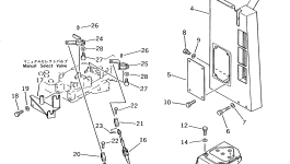 Крышка 195-43-43131 Komatsu