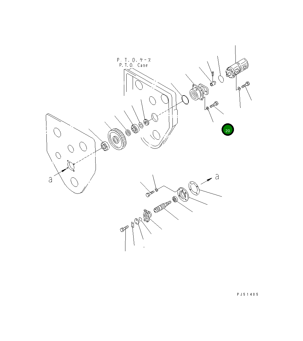 Болт 01010-51035 Komatsu