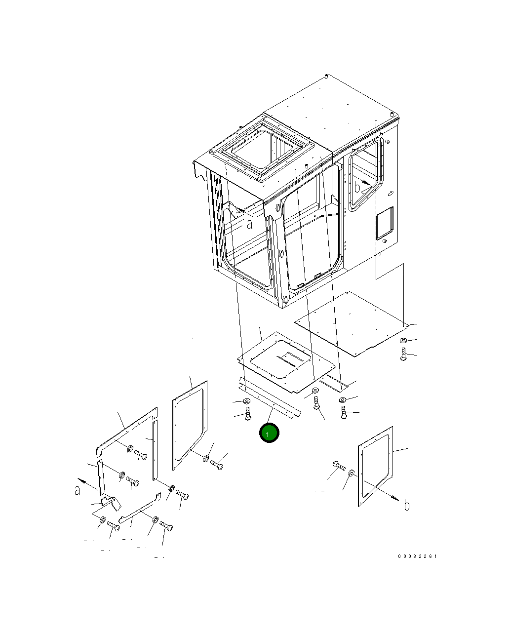 Крышка 207-54-89330 Komatsu