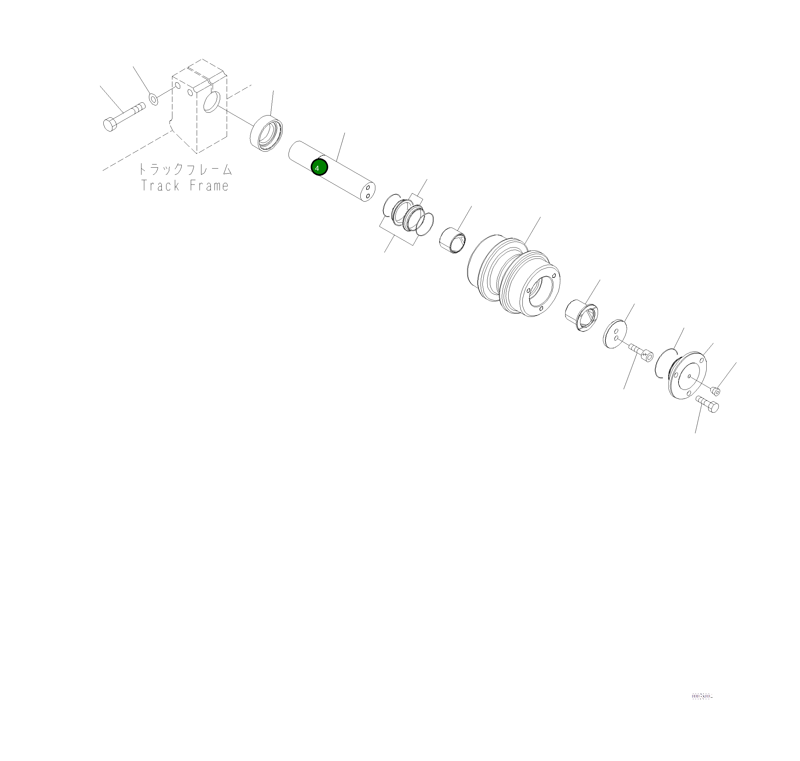 Крышка 208-30-55470 Komatsu