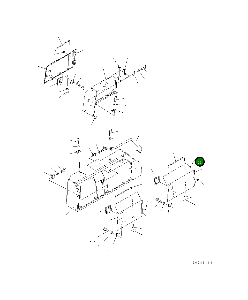 Крышка 14X-54-34232 Komatsu