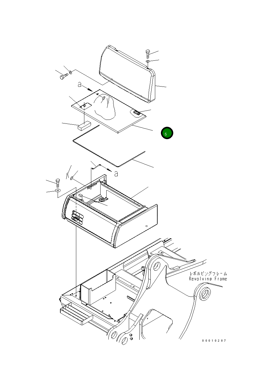 Крышка 208-54-71430 Komatsu