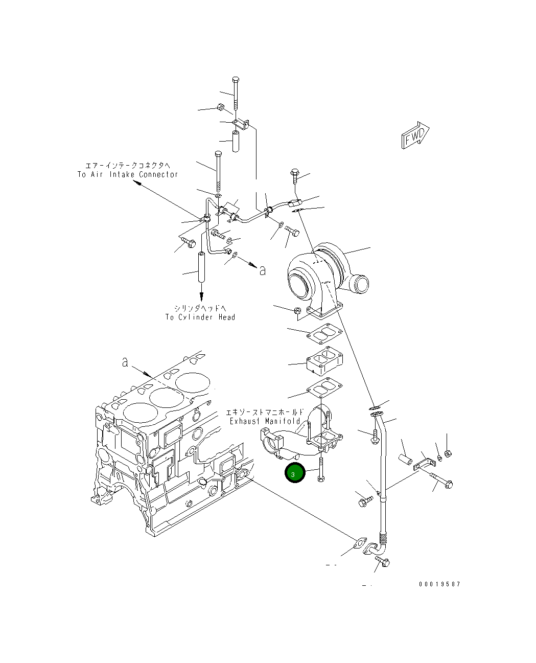Болт 6156-11-5150 Komatsu