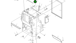 Крышка 134-B62-1541 Komatsu