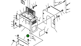 Крышка 421-54-21390 Komatsu