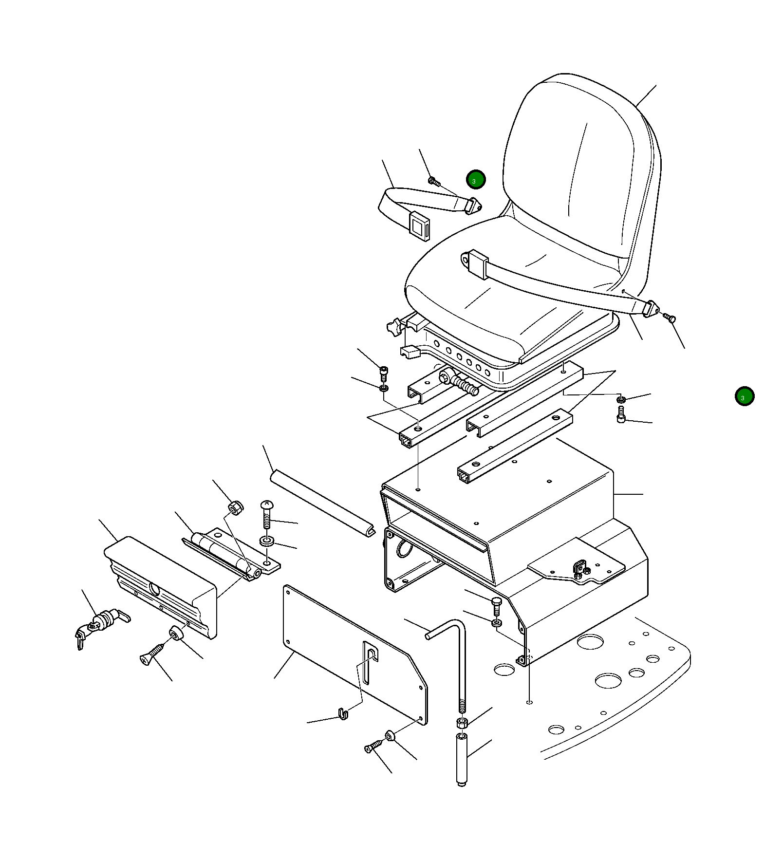 Болт 801050177 Komatsu