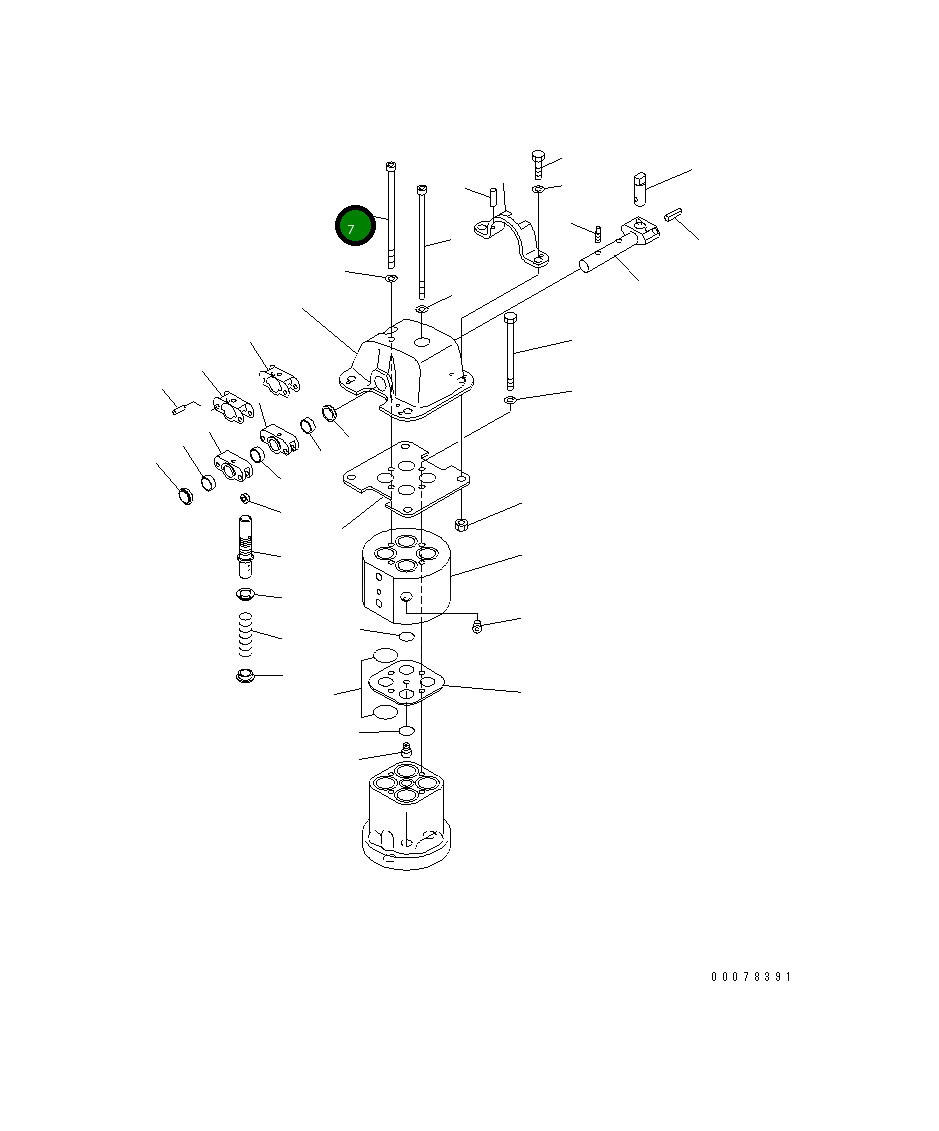 Болт 702-16-58260 Komatsu