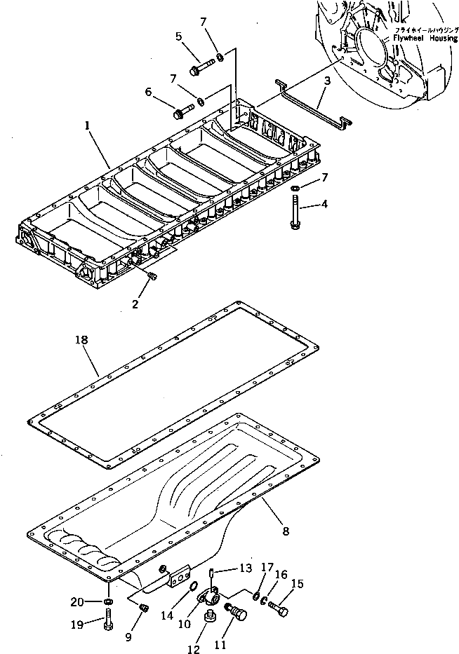 Болт 6210-81-9450  Komatsu