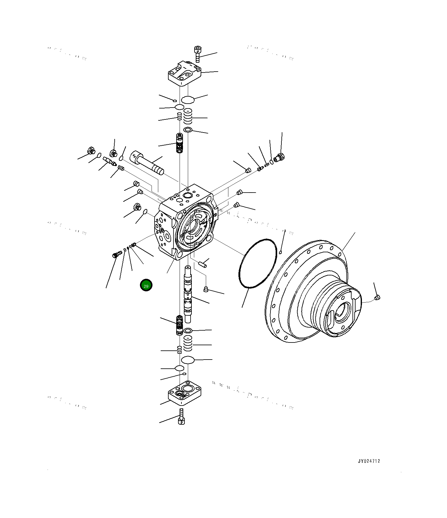Кольцо уплотнительное (O-Ring) 0700011006 Komatsu