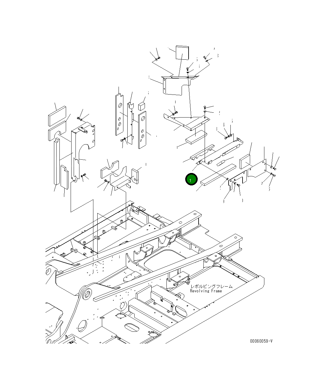 Крышка 207-54-76840 Komatsu