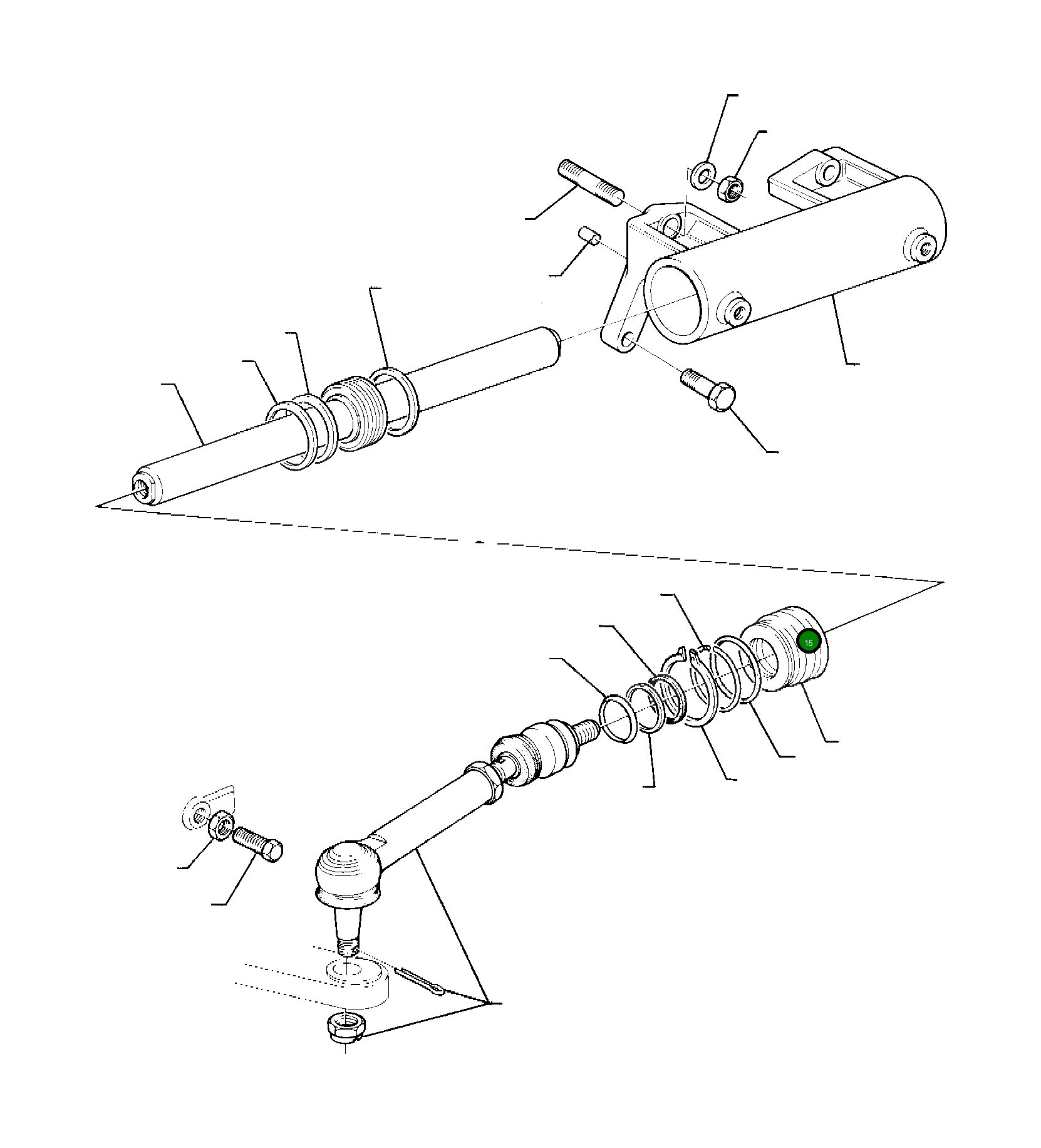 Болт MIB070336 Komatsu