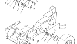 Вал FF7830-22110 Komatsu