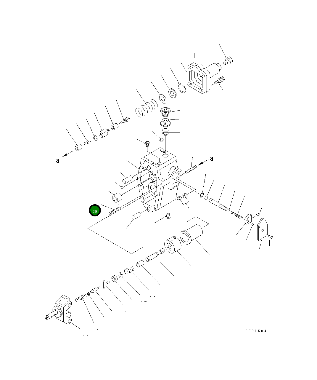 Болт CU3046407 Komatsu