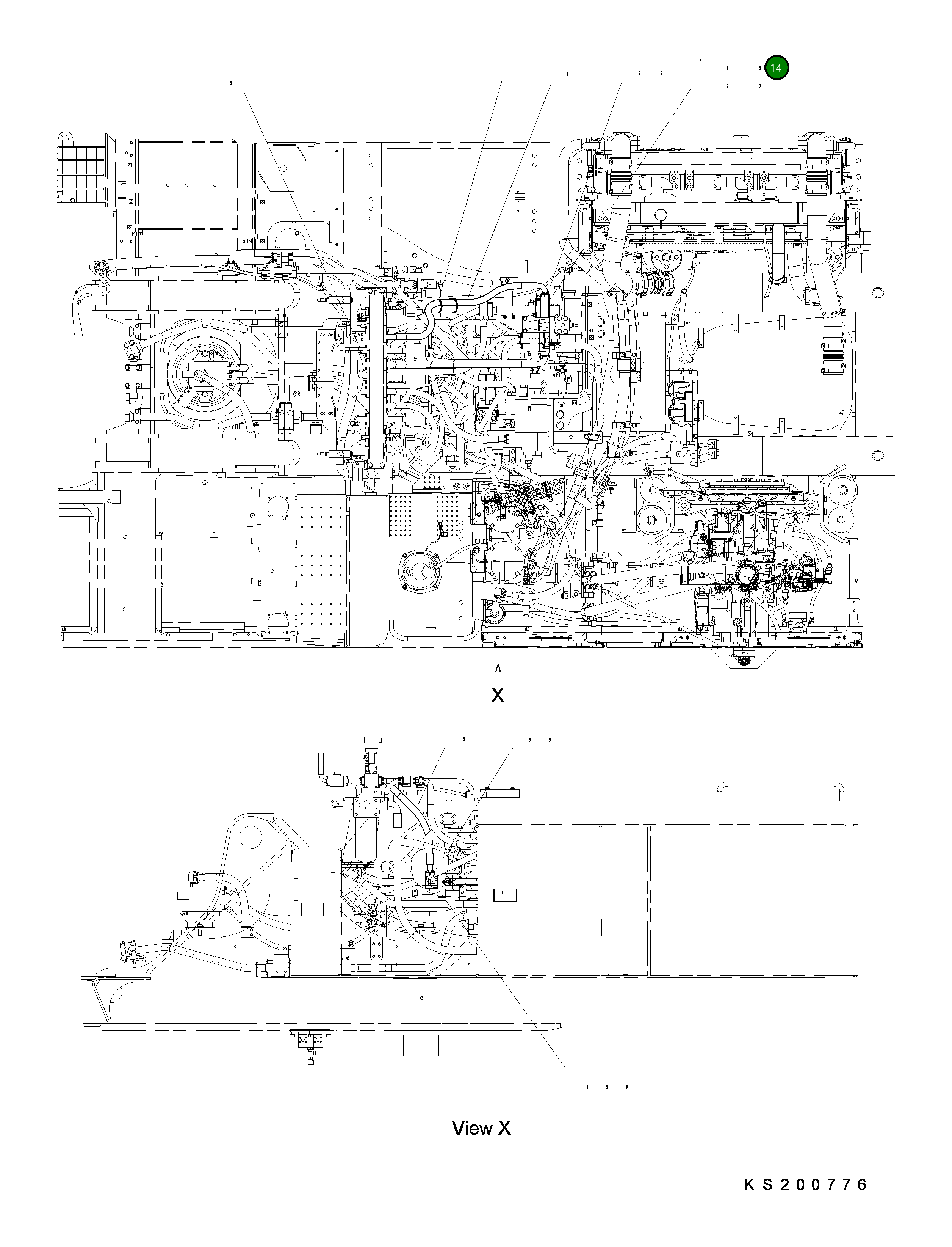 Кольцо уплотнительное (O-Ring) 21T-09-11510  Komatsu