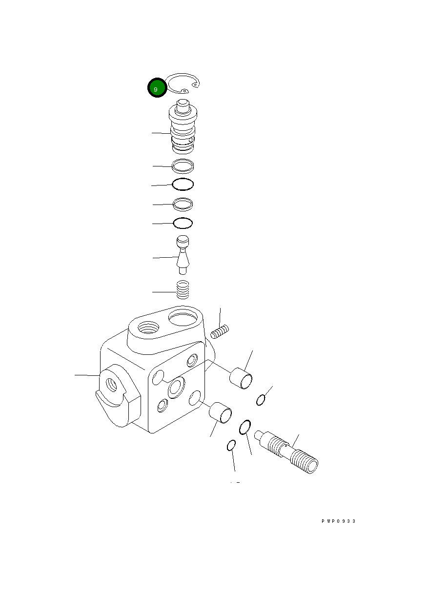 Кольцо 20E-60-K6190 Komatsu