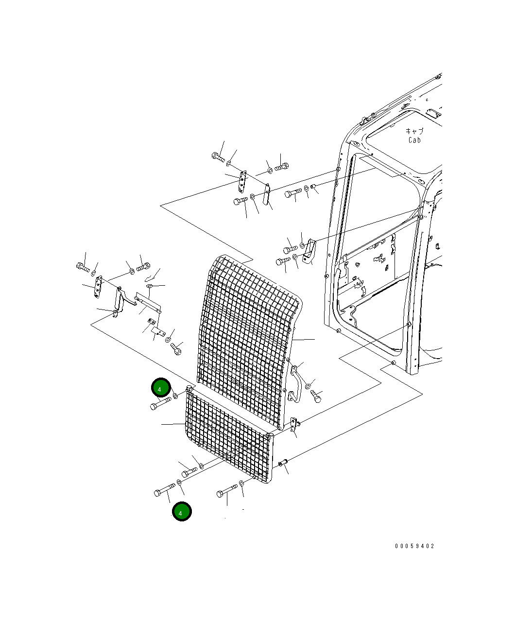 Болт 01011-D1230 Komatsu