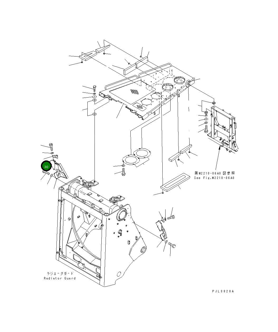 Крышка 198-54-55540 Komatsu