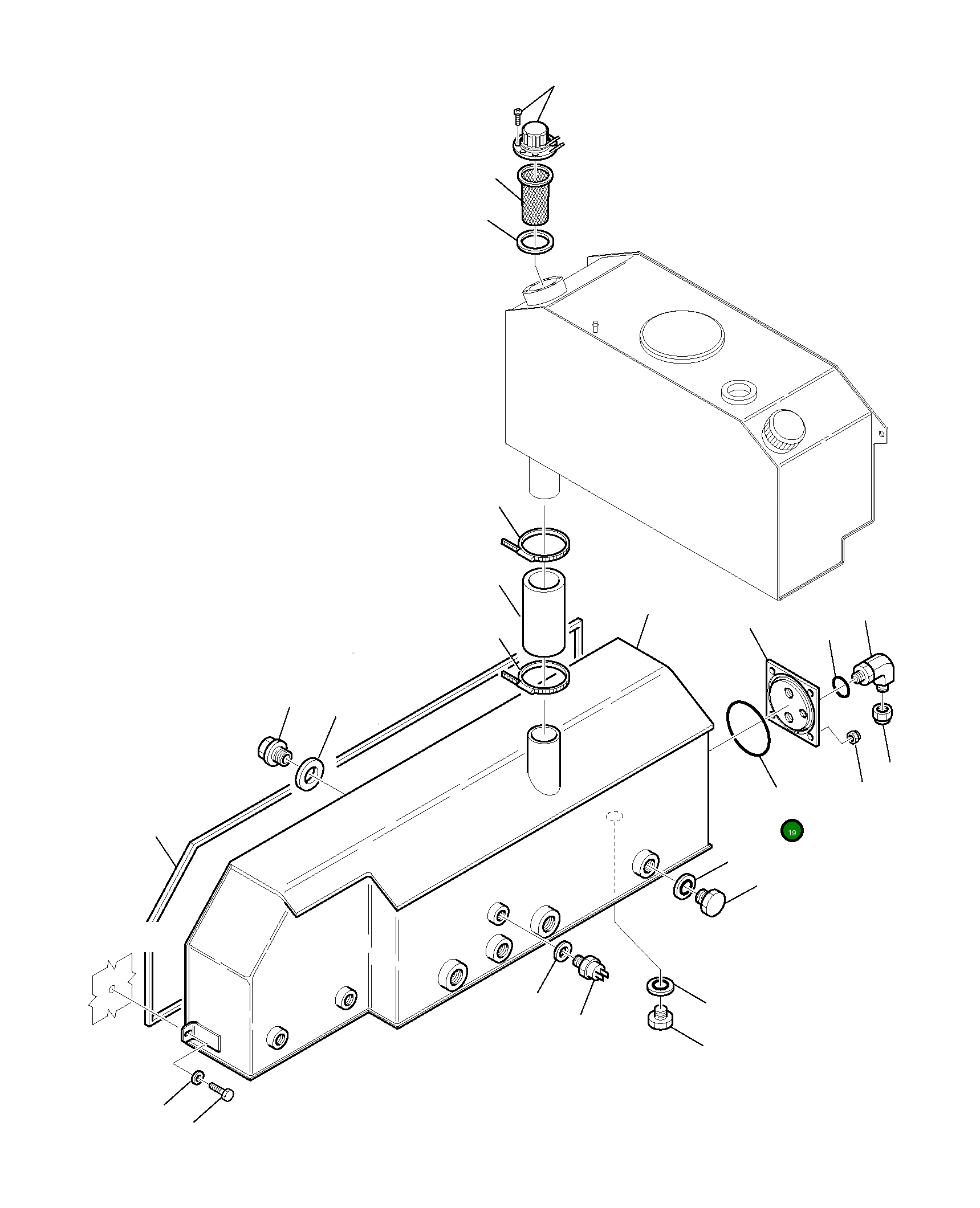 Кольцо уплотнительное (O-Ring) 855021351  Komatsu