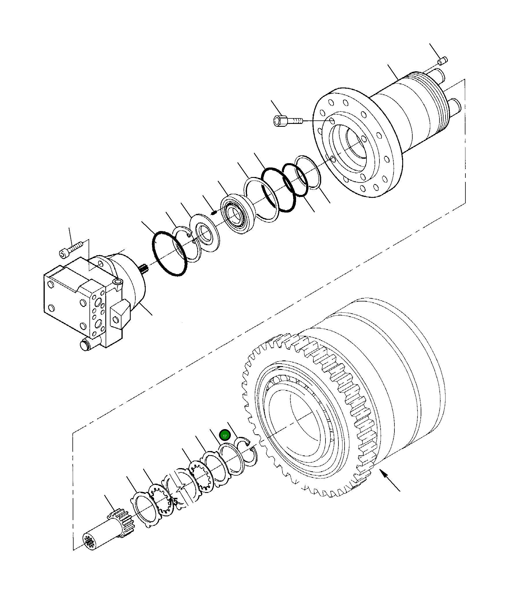 Кольцо 843200096  Komatsu