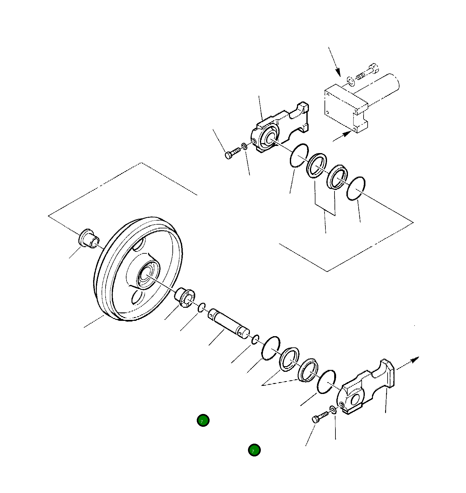 Кольцо уплотнительное (O-Ring) 855021215 Komatsu