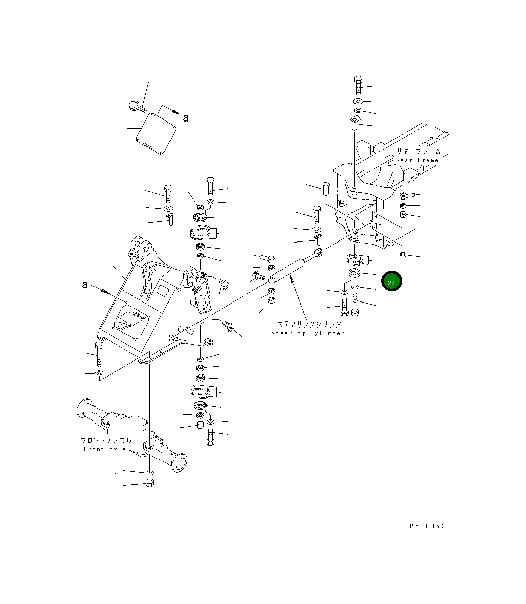 Крышка 419-46-23220 Komatsu