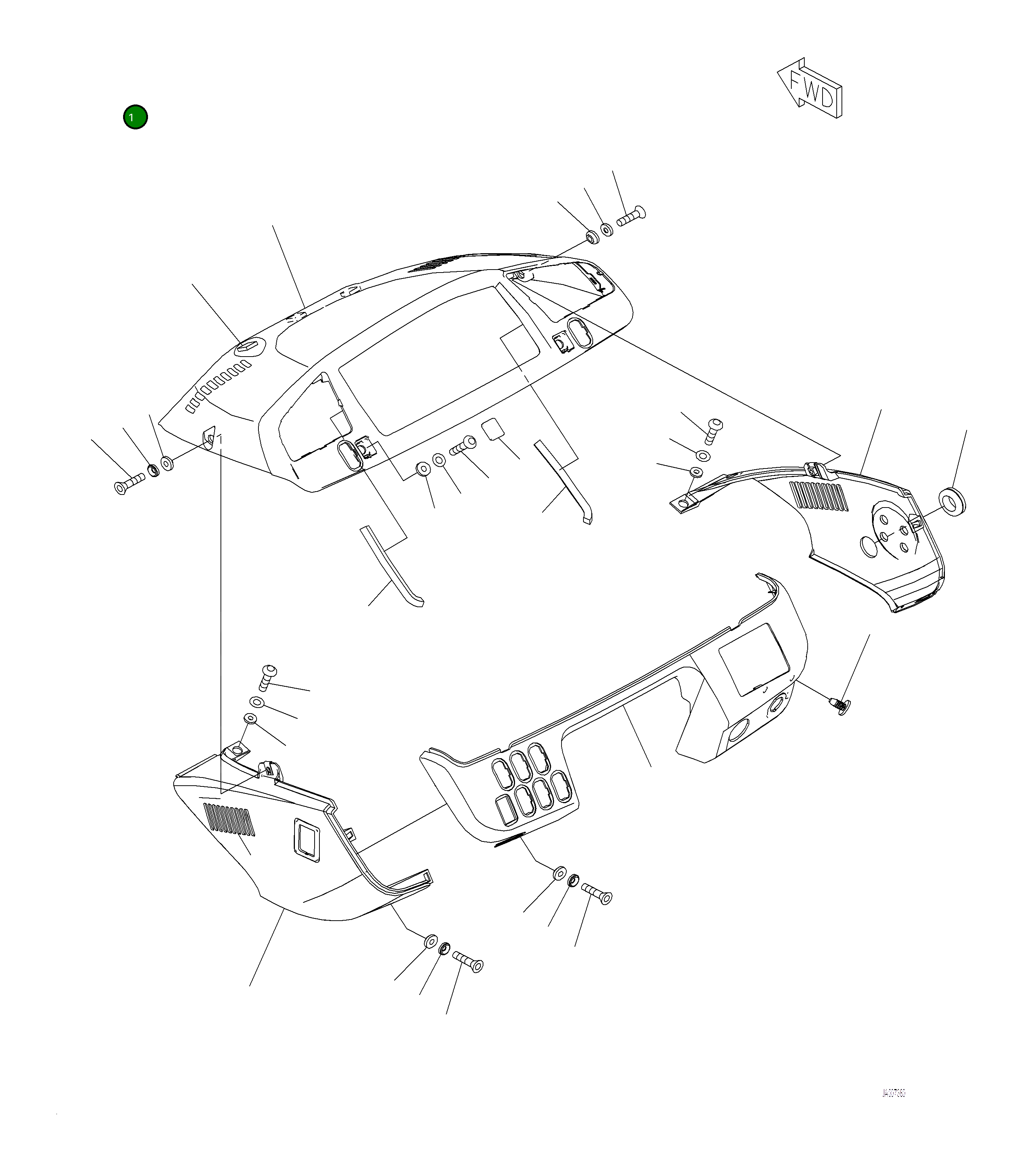 Крышка 423-926-5521 Komatsu