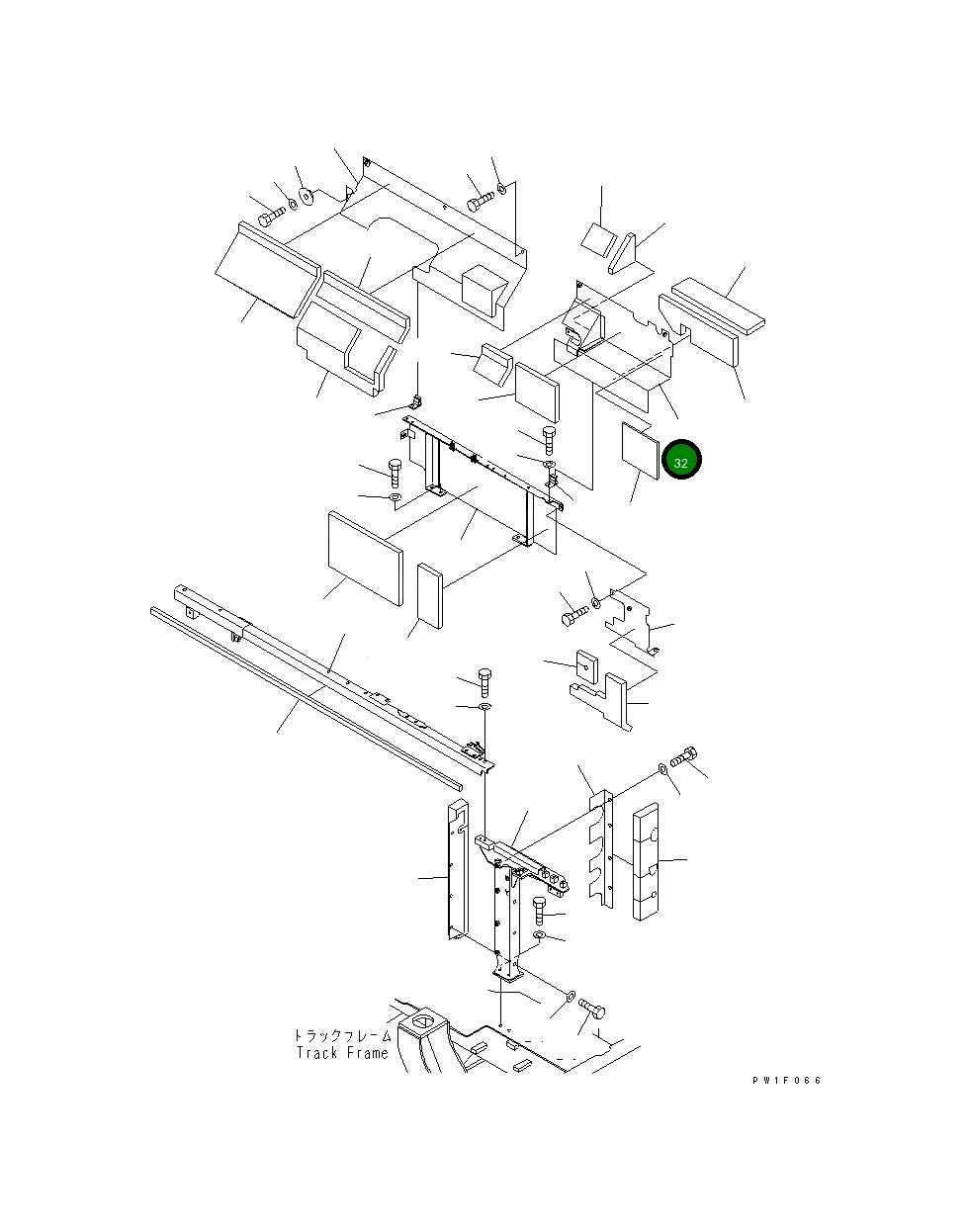 Крышка 208-54-64340 Komatsu