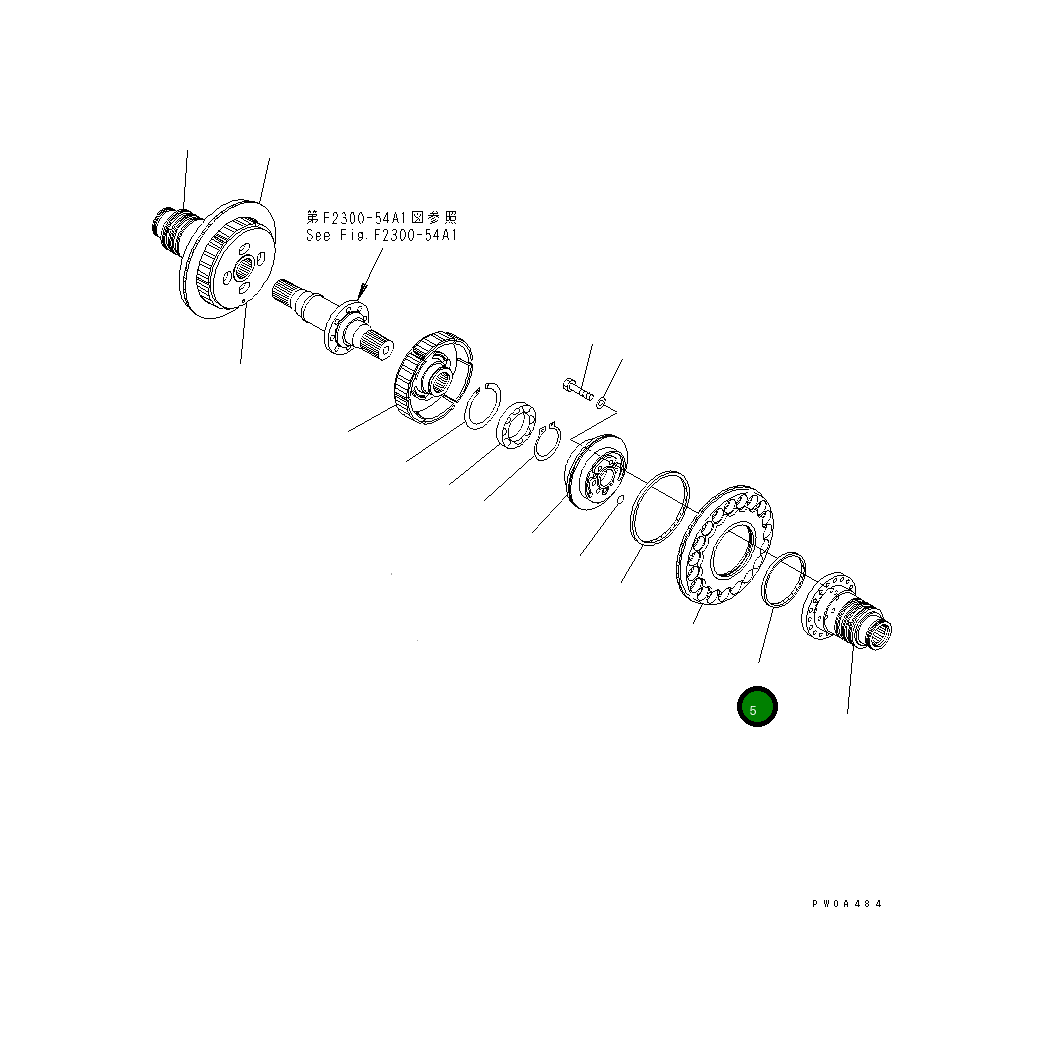 Кольцо 362-15-19220 Komatsu