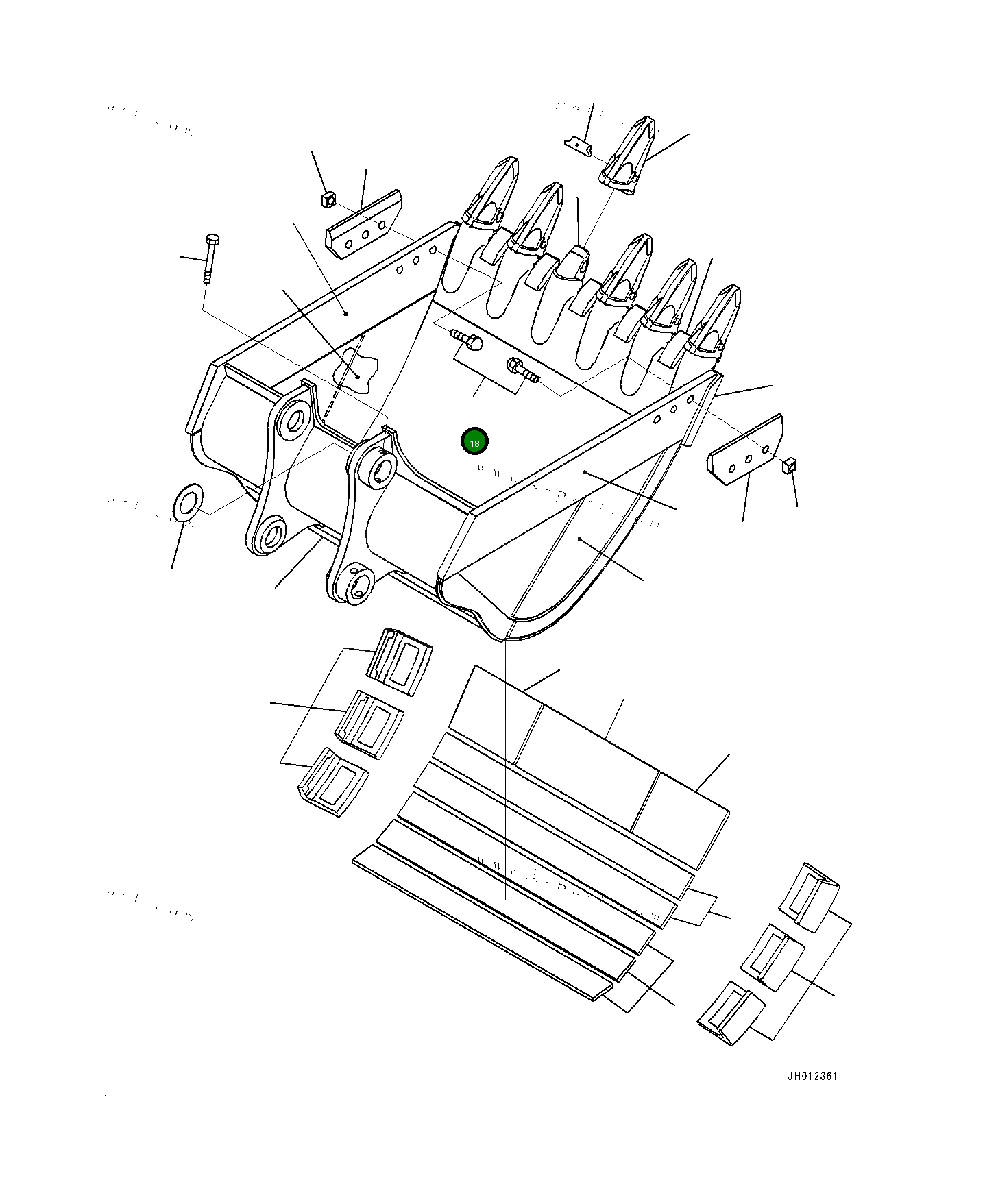 Болт 2093211234 Komatsu