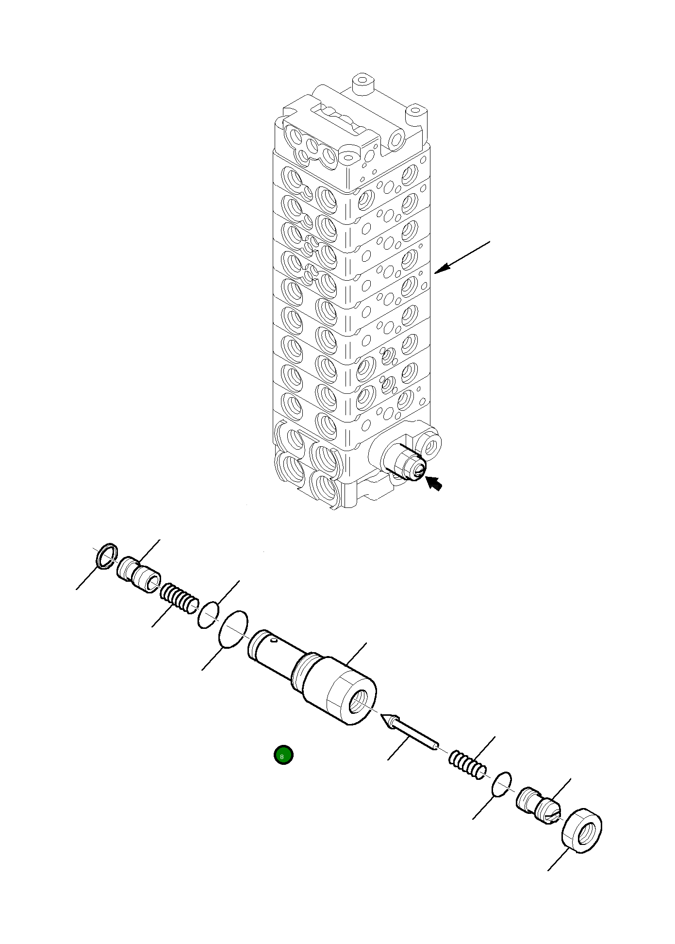 Кольцо уплотнительное (O-Ring) 891001637 Komatsu