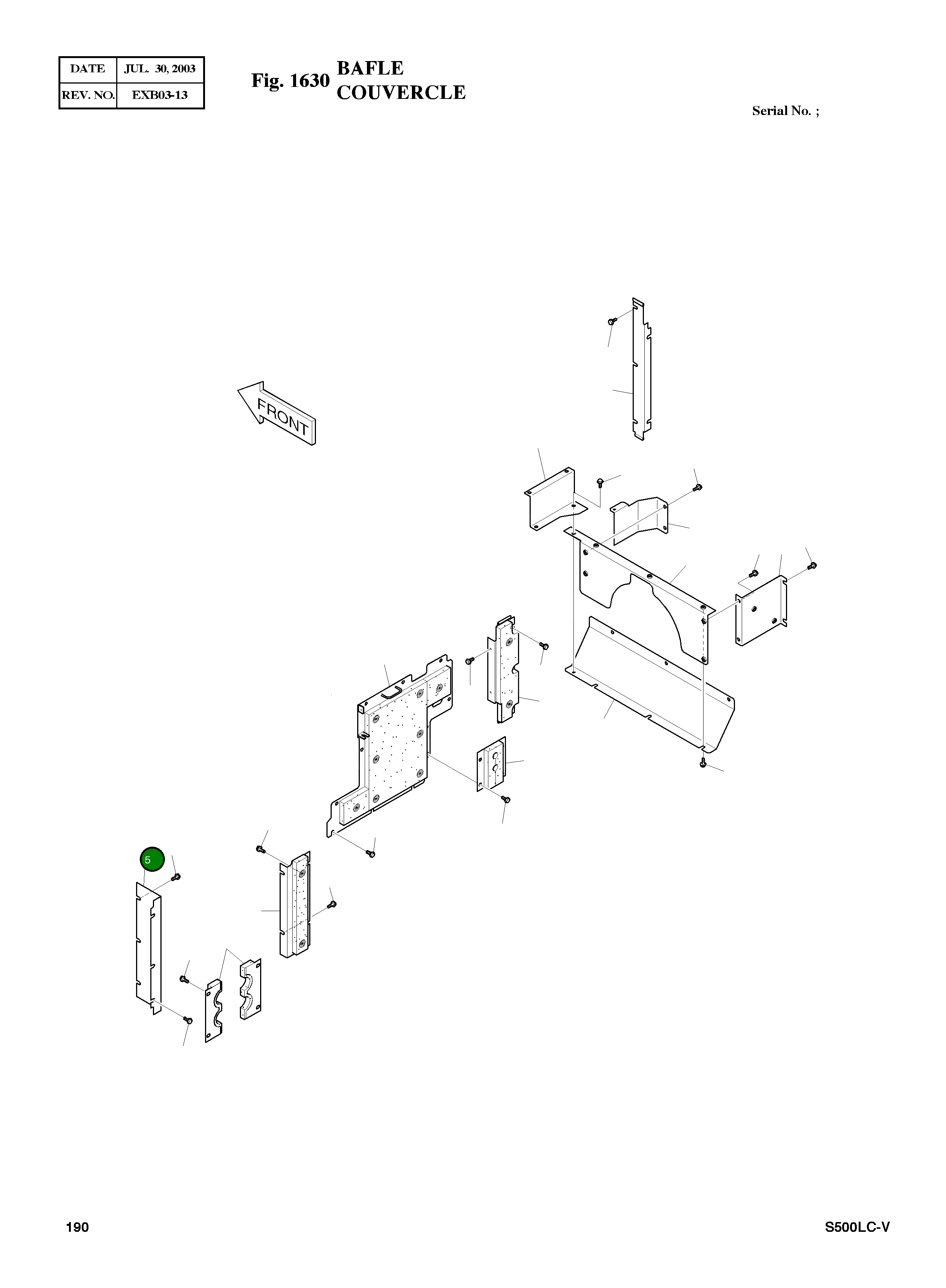 Крышка 621-01702C Komatsu