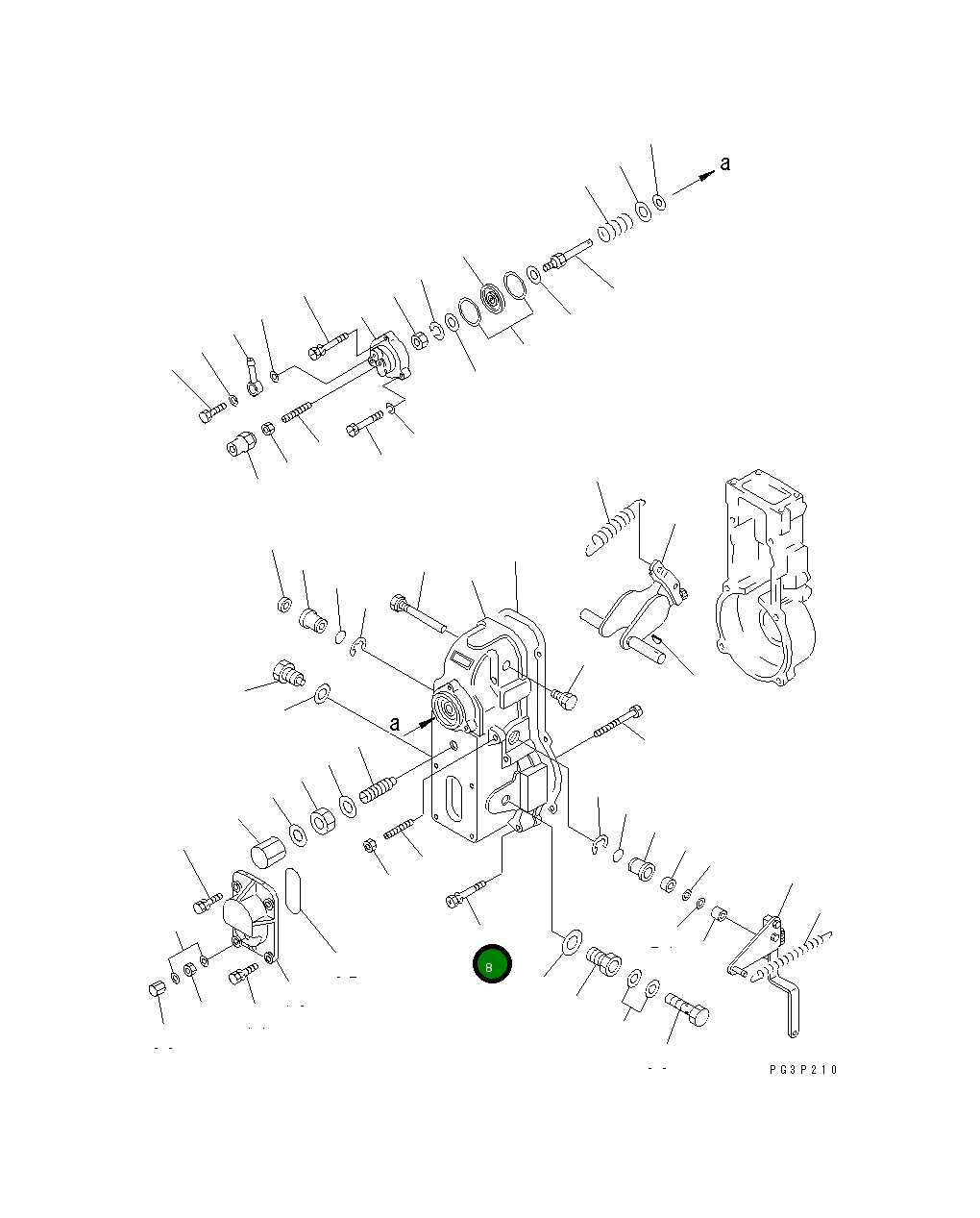 Болт DK020106-5040 Komatsu